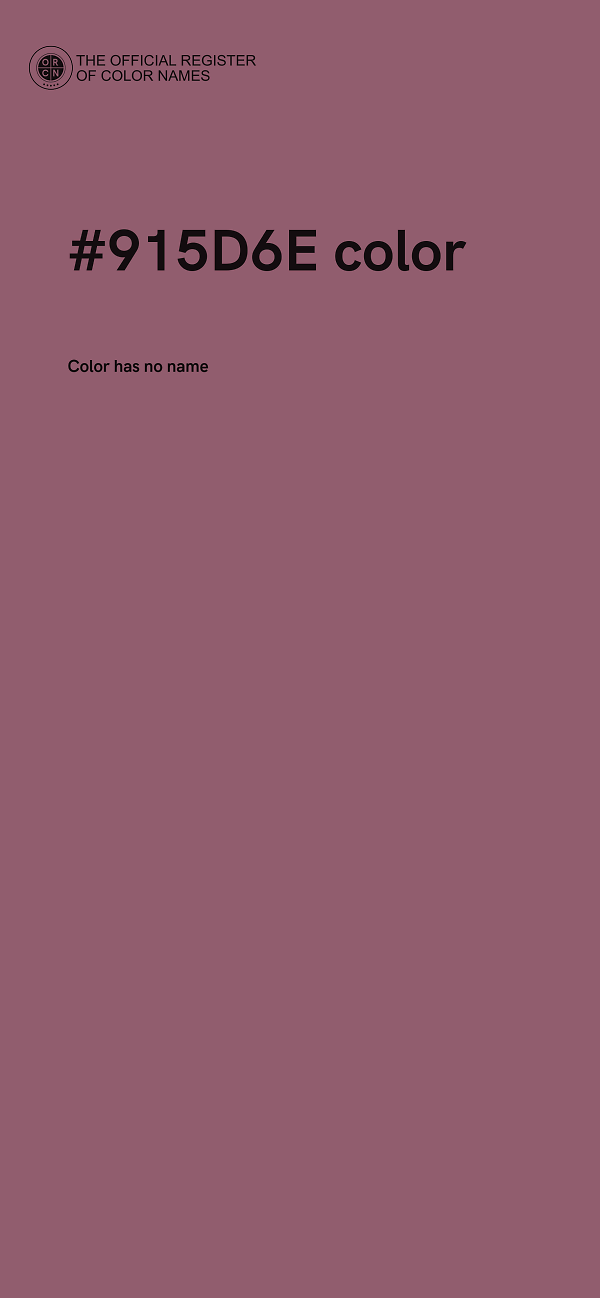#915D6E color image