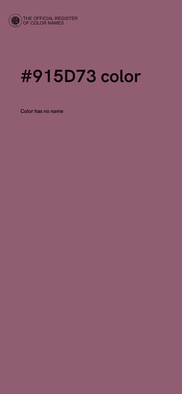 #915D73 color image