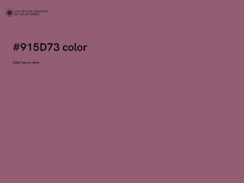 #915D73 color image