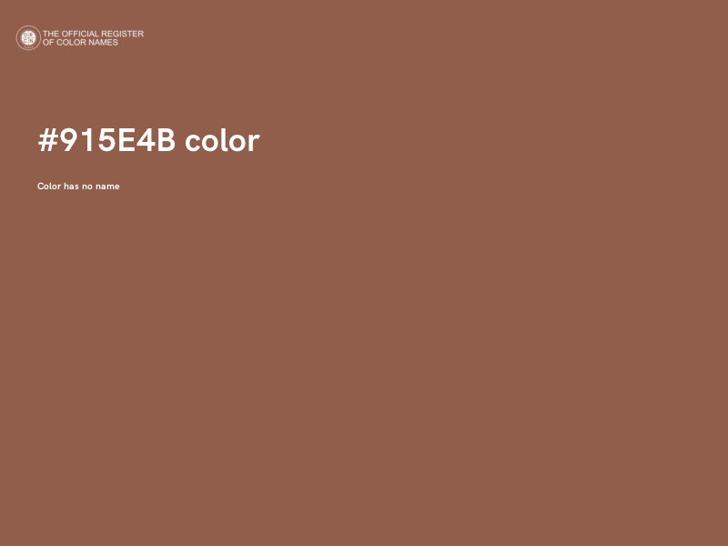 #915E4B color image