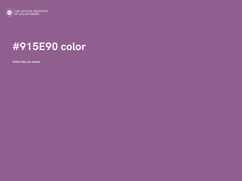 #915E90 color image