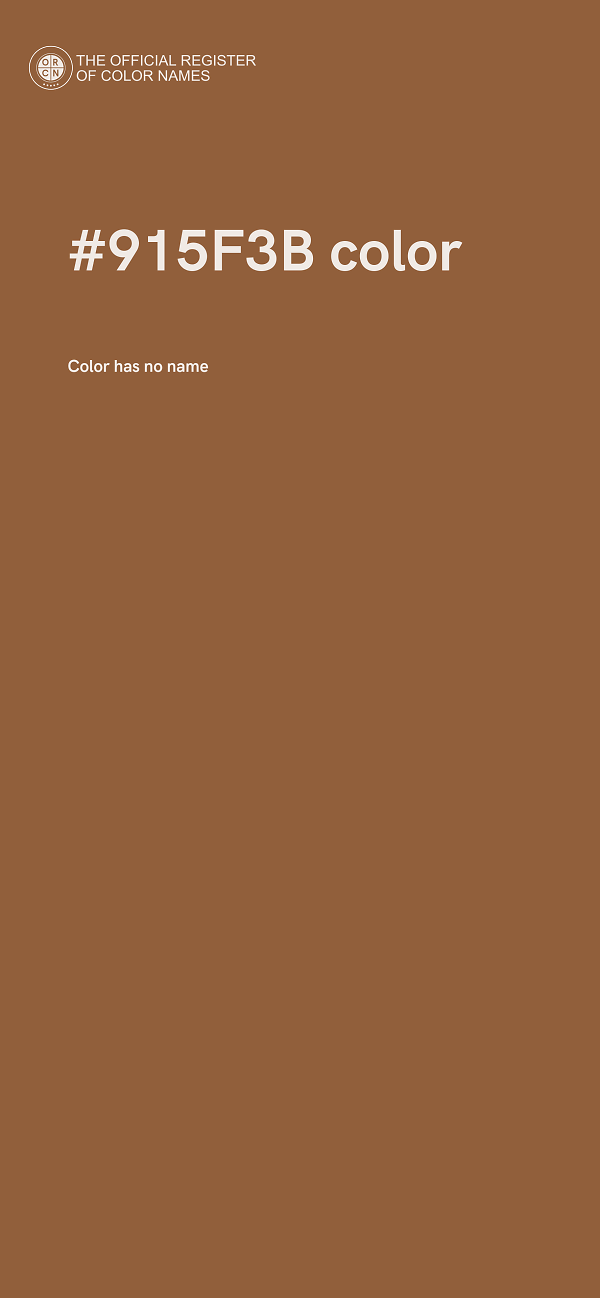 #915F3B color image