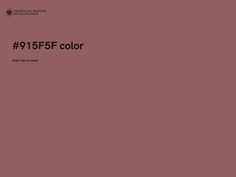 #915F5F color image