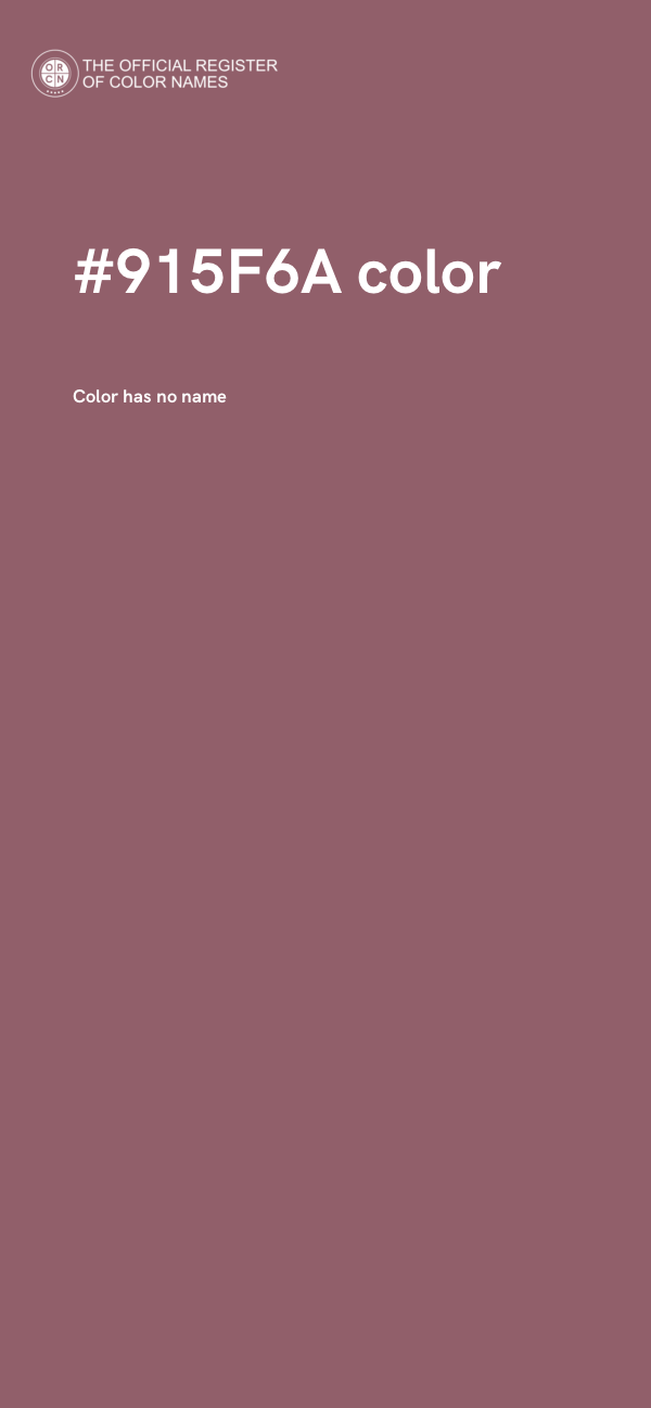 #915F6A color image