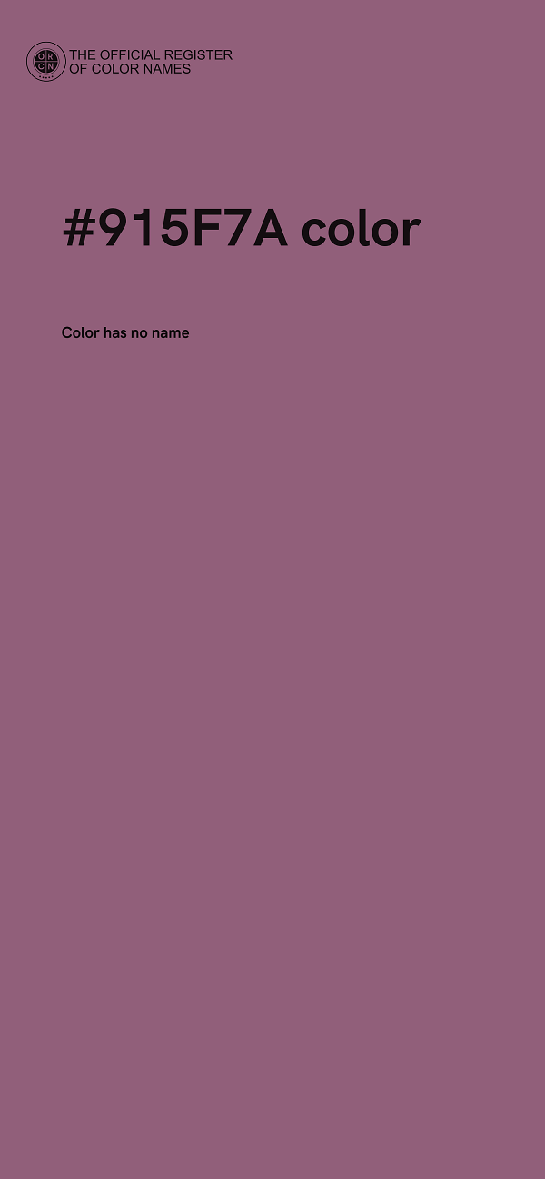 #915F7A color image