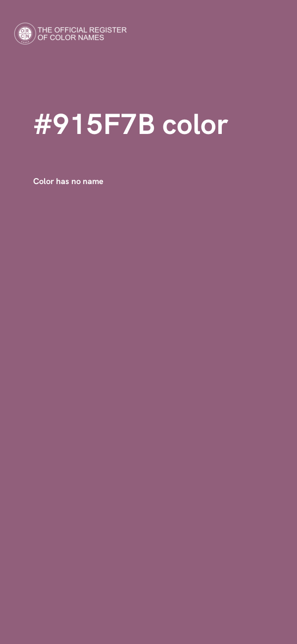 #915F7B color image