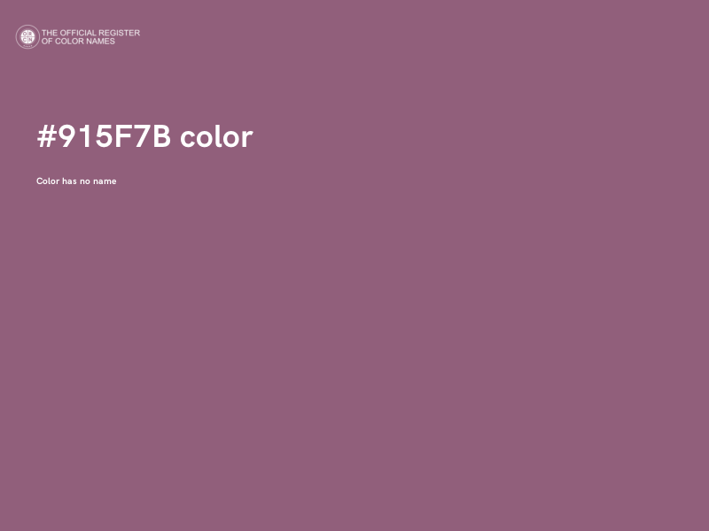 #915F7B color image