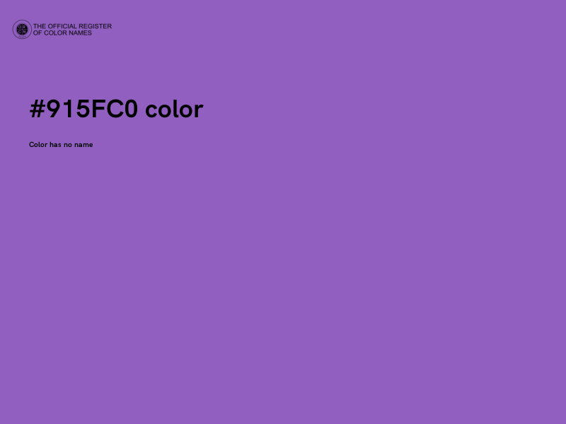 #915FC0 color image