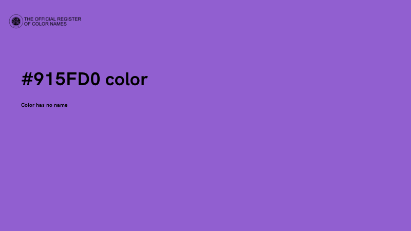 #915FD0 color image
