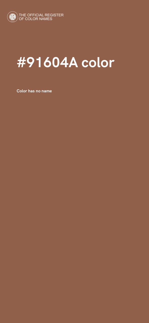 #91604A color image
