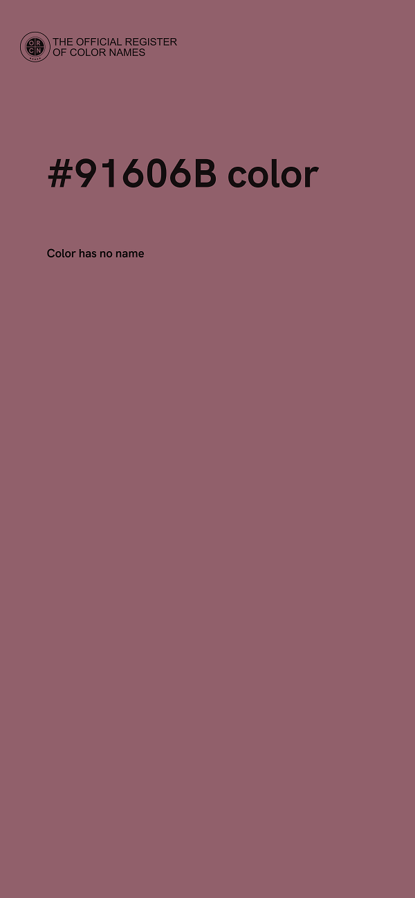 #91606B color image