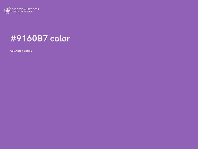 #9160B7 color image