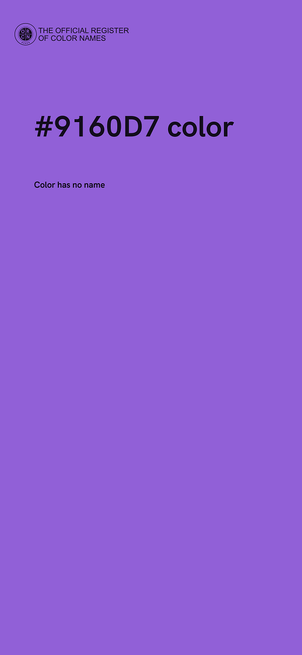 #9160D7 color image