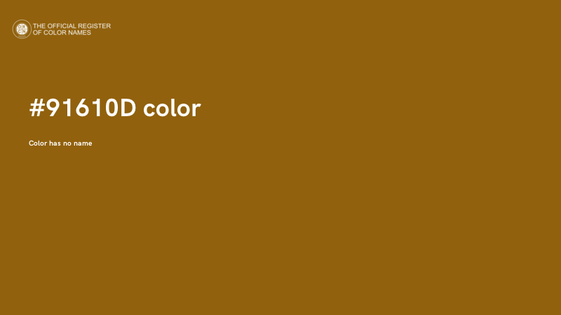 #91610D color image