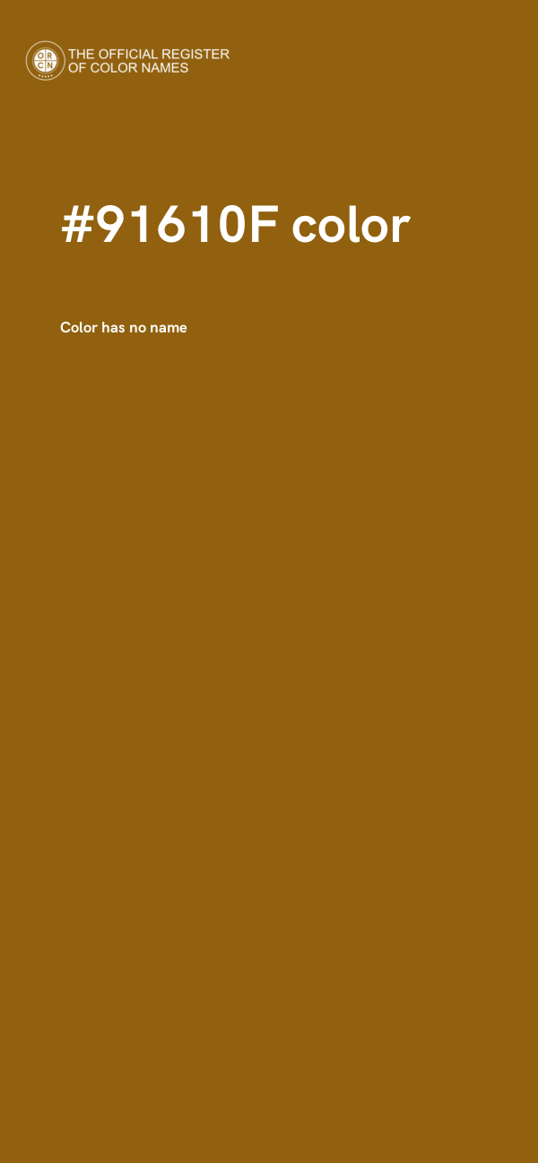 #91610F color image
