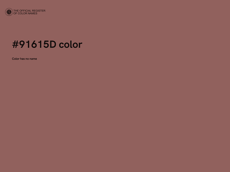 #91615D color image