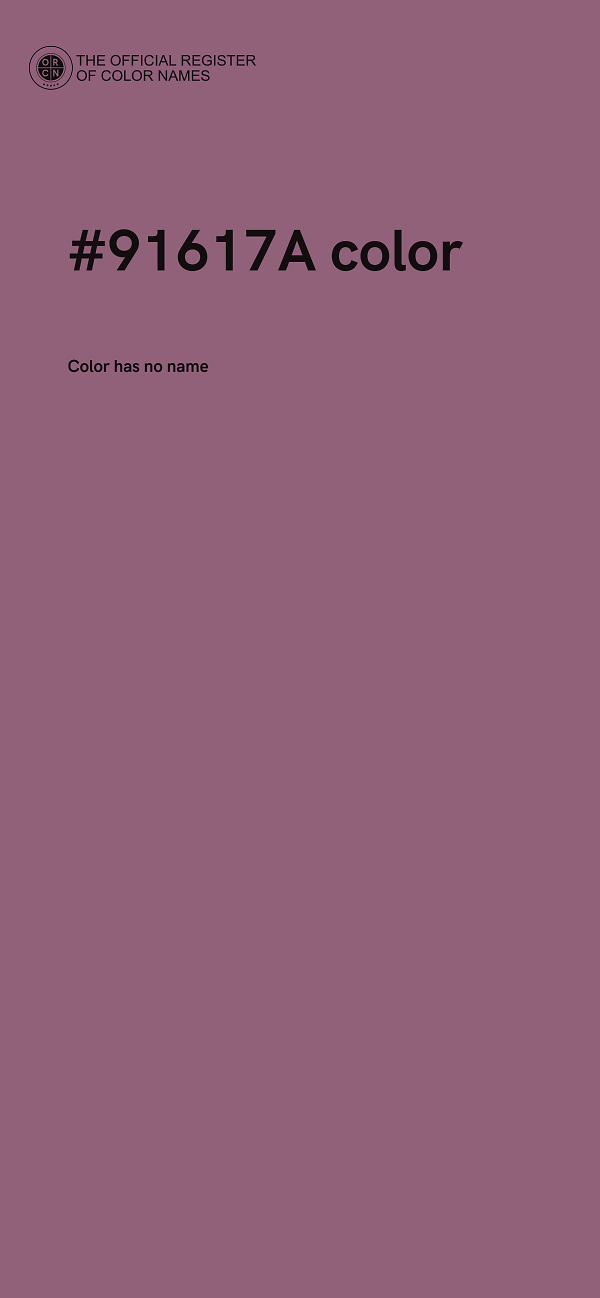 #91617A color image