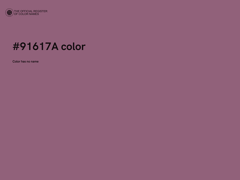 #91617A color image