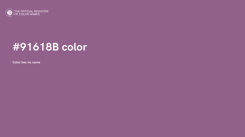 #91618B color image