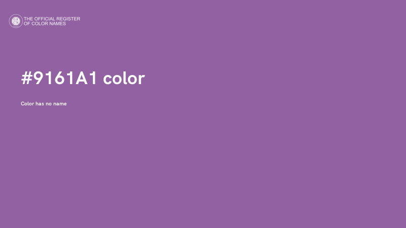 #9161A1 color image