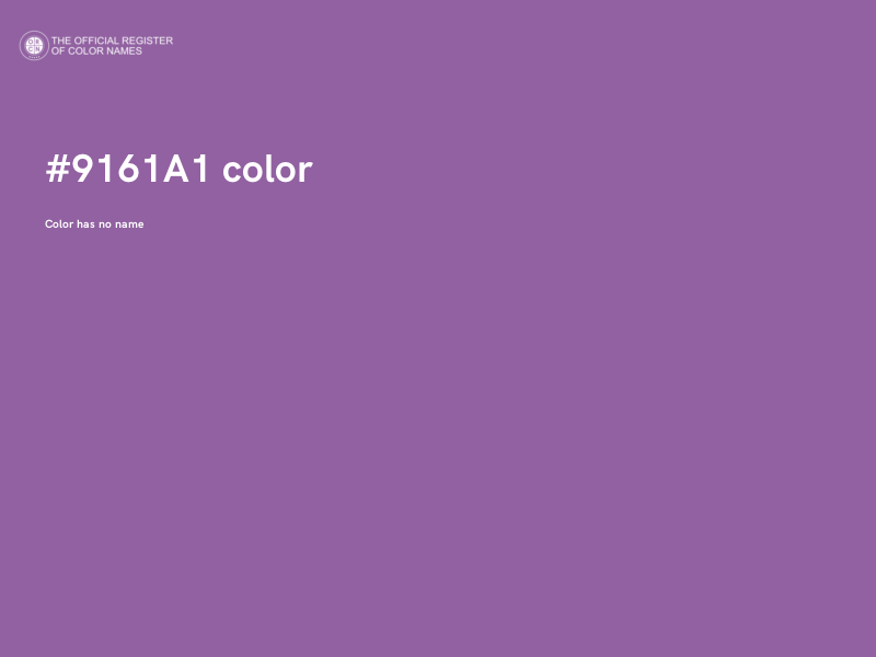 #9161A1 color image