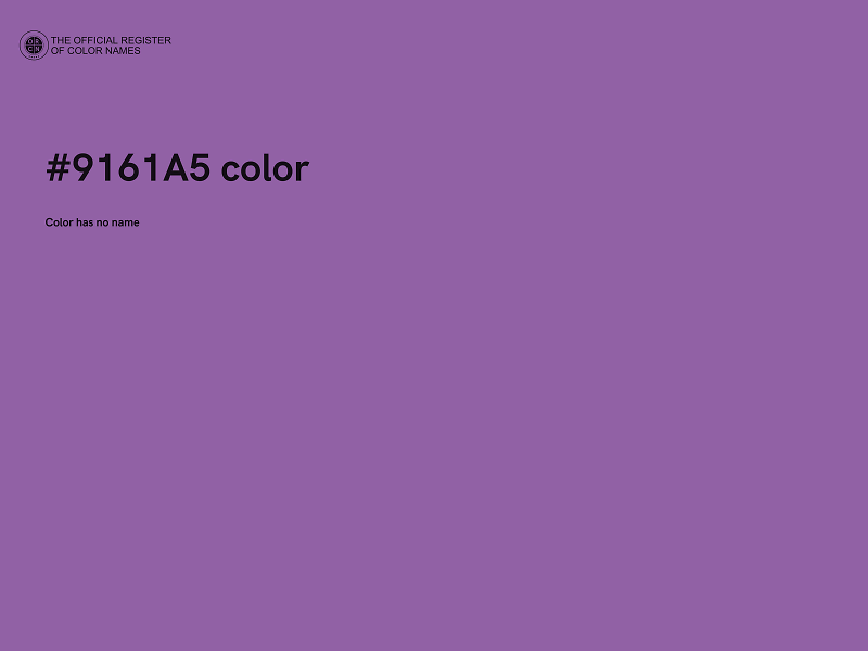 #9161A5 color image