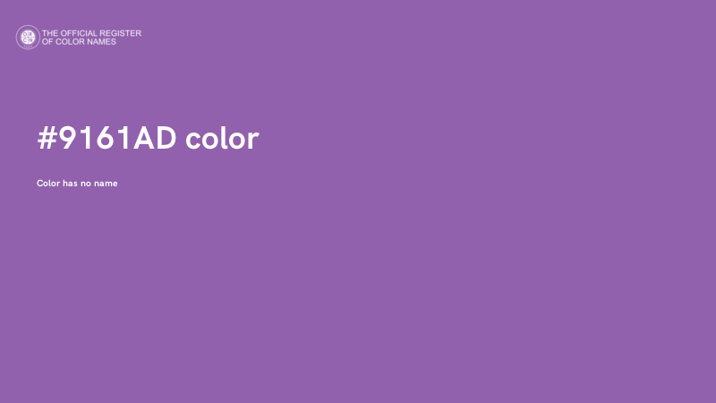 #9161AD color image