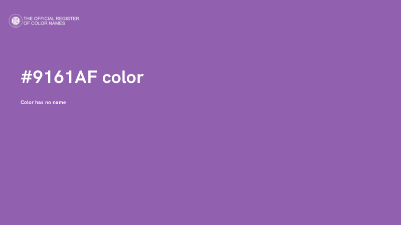 #9161AF color image