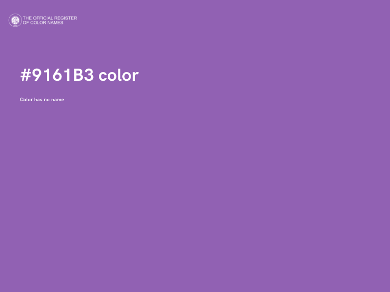 #9161B3 color image