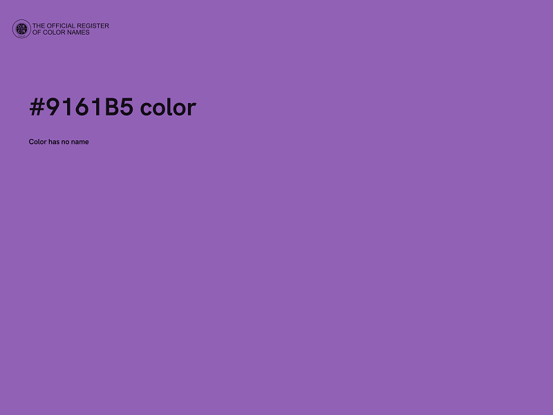 #9161B5 color image