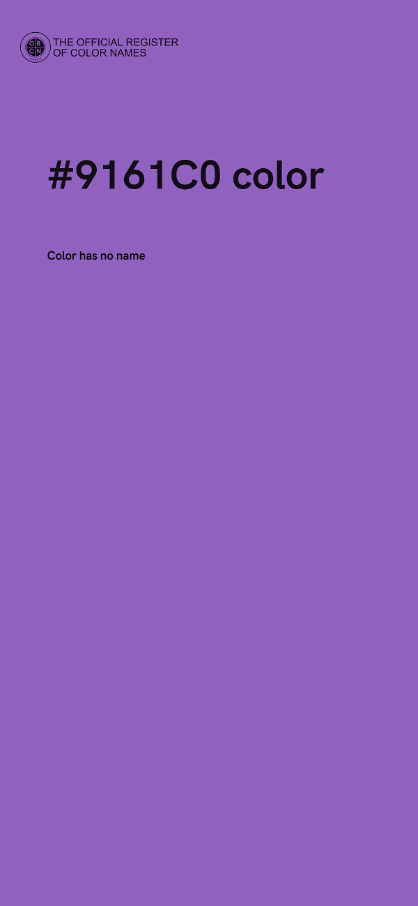 #9161C0 color image