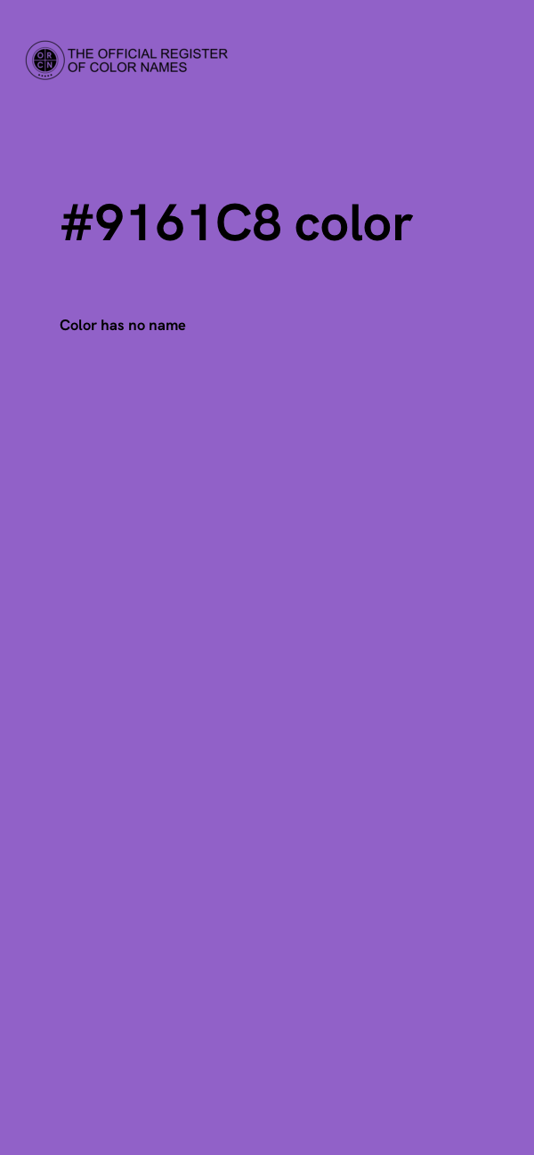 #9161C8 color image