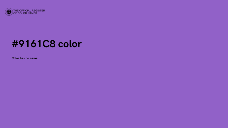 #9161C8 color image