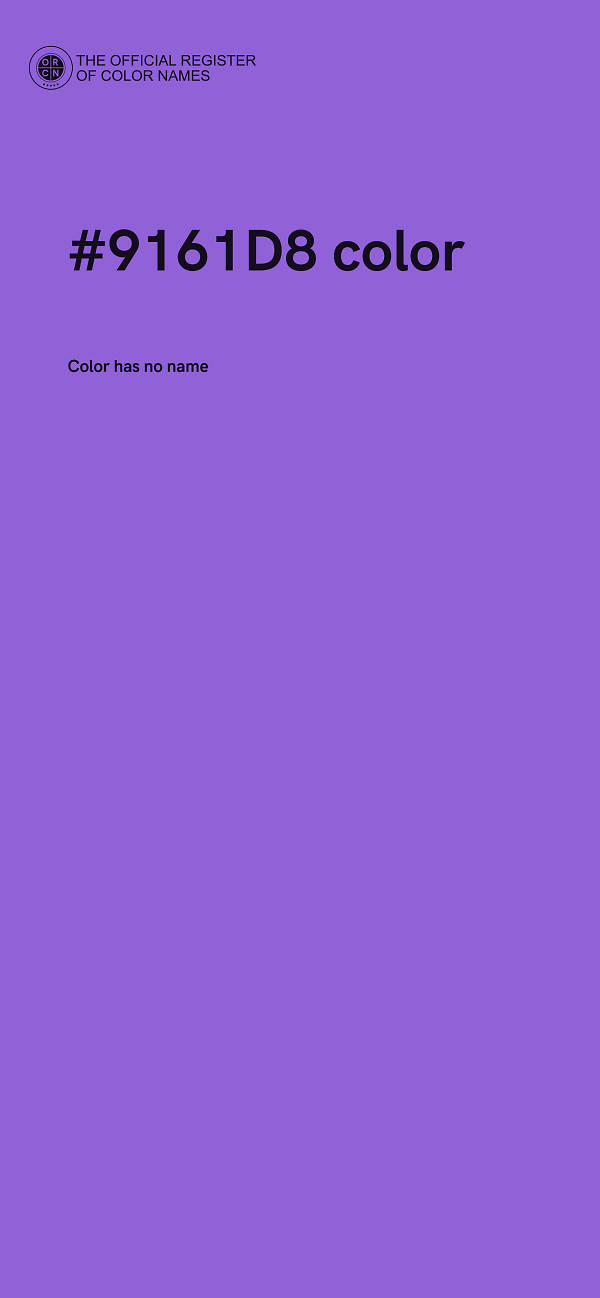 #9161D8 color image