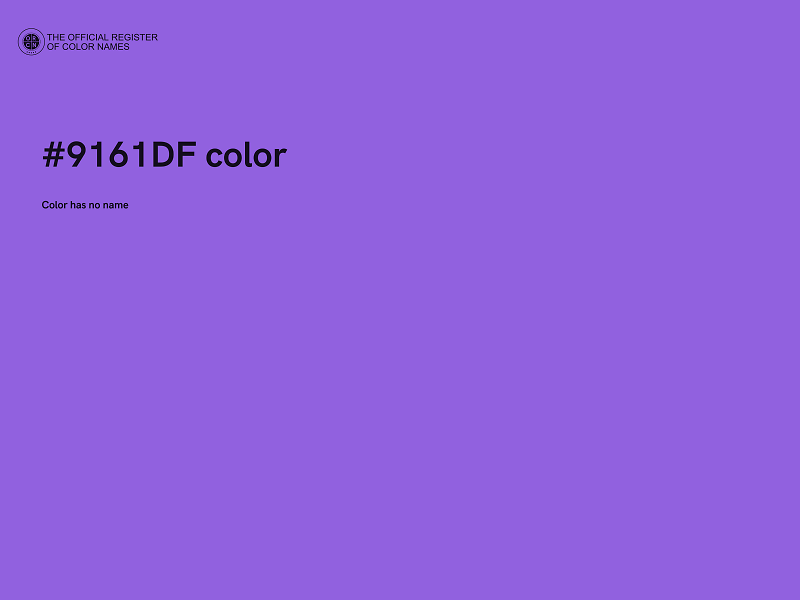 #9161DF color image