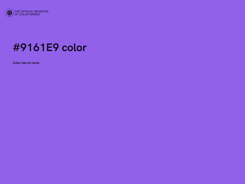 #9161E9 color image
