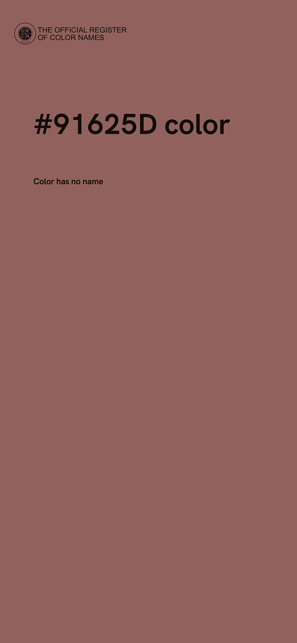 #91625D color image