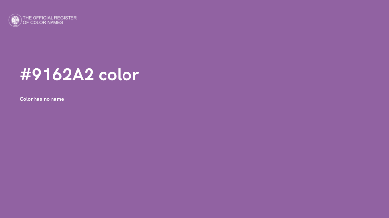 #9162A2 color image