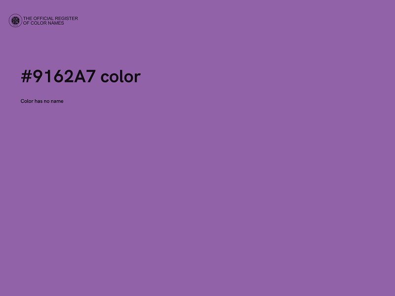 #9162A7 color image