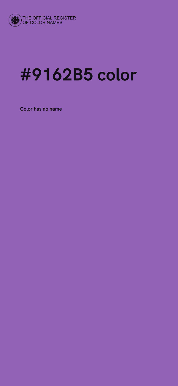 #9162B5 color image