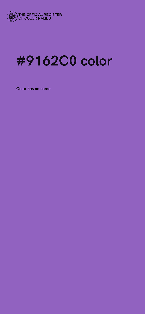 #9162C0 color image