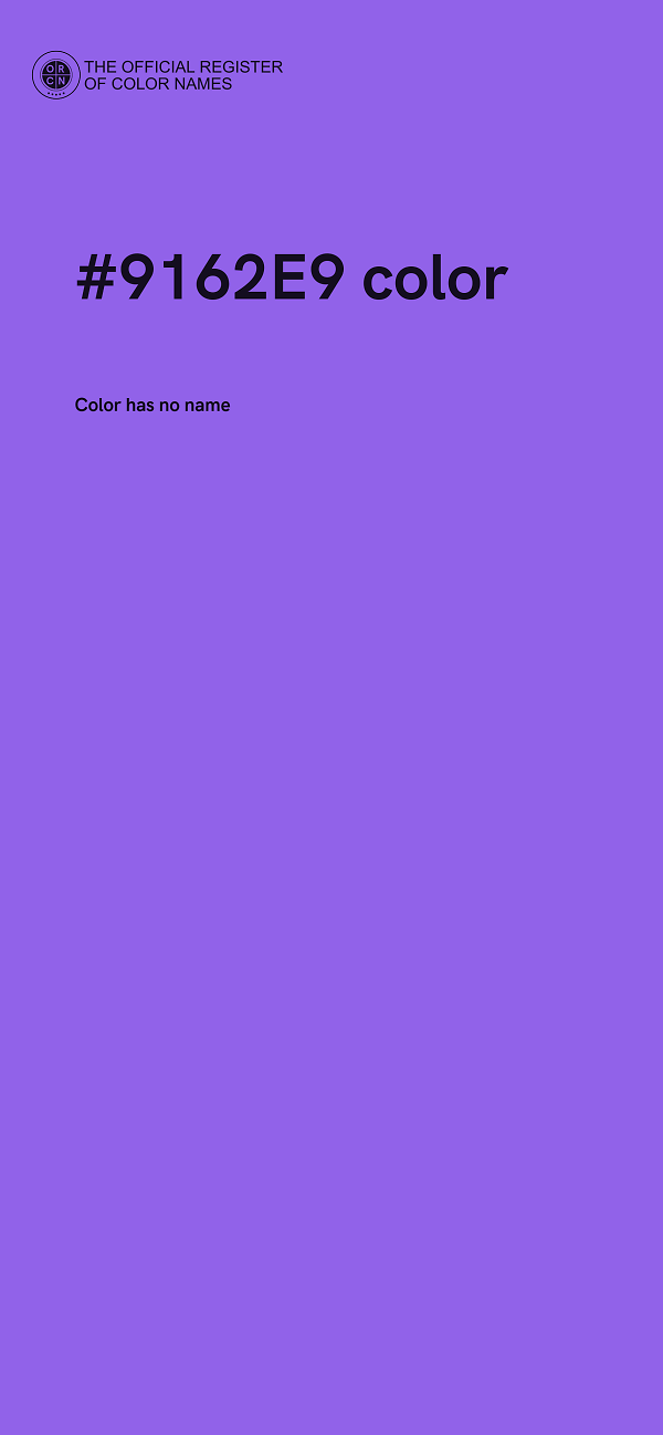 #9162E9 color image