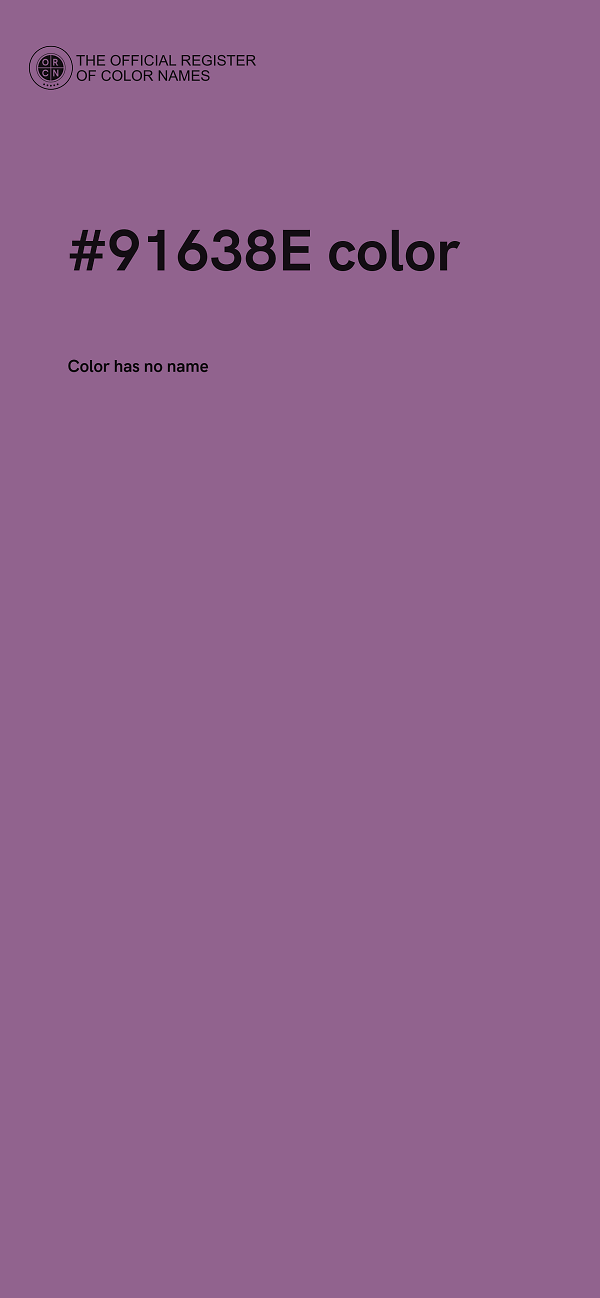 #91638E color image
