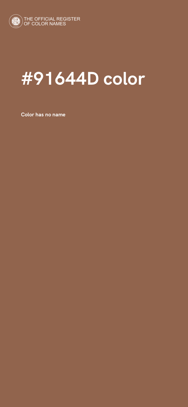 #91644D color image