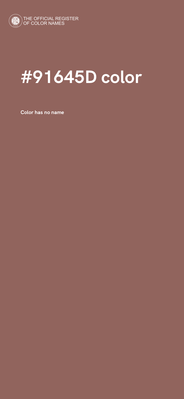 #91645D color image