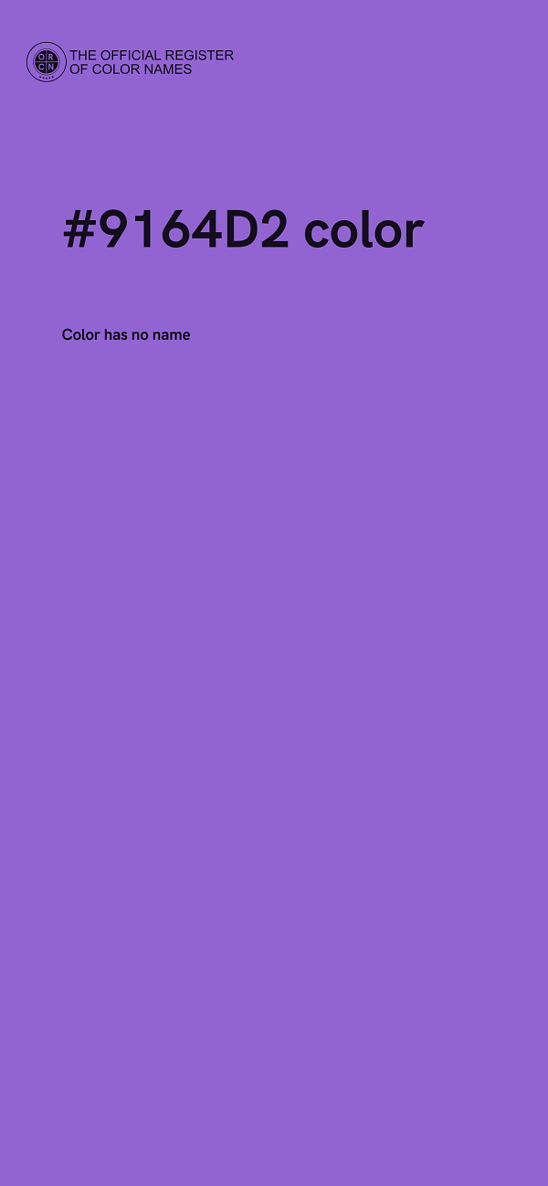 #9164D2 color image