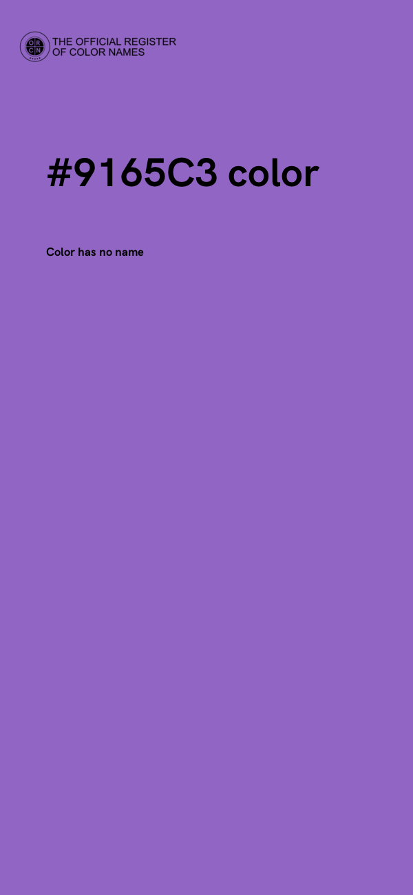 #9165C3 color image