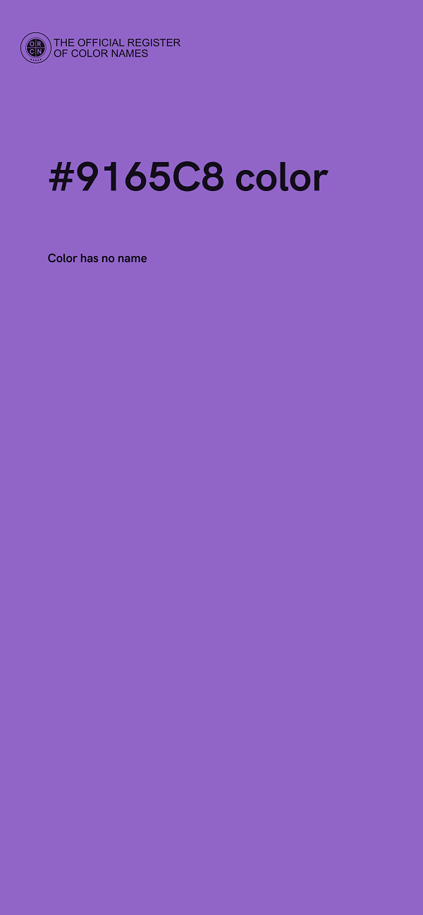 #9165C8 color image