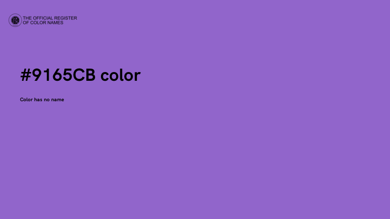 #9165CB color image