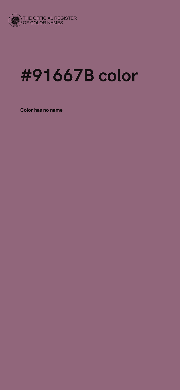 #91667B color image